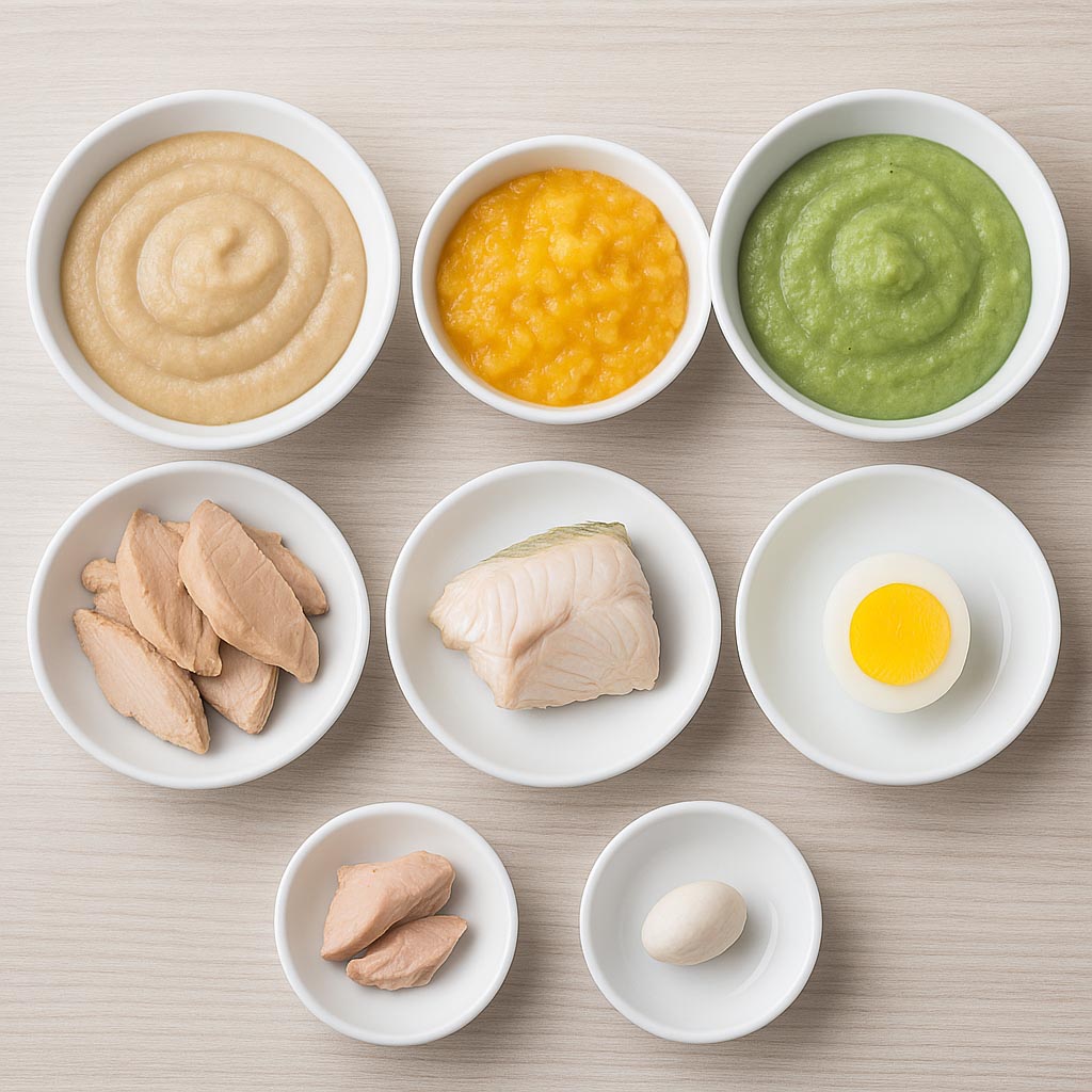 Alimentos que va comiendo el bebé Introducción de alimentos en bebés