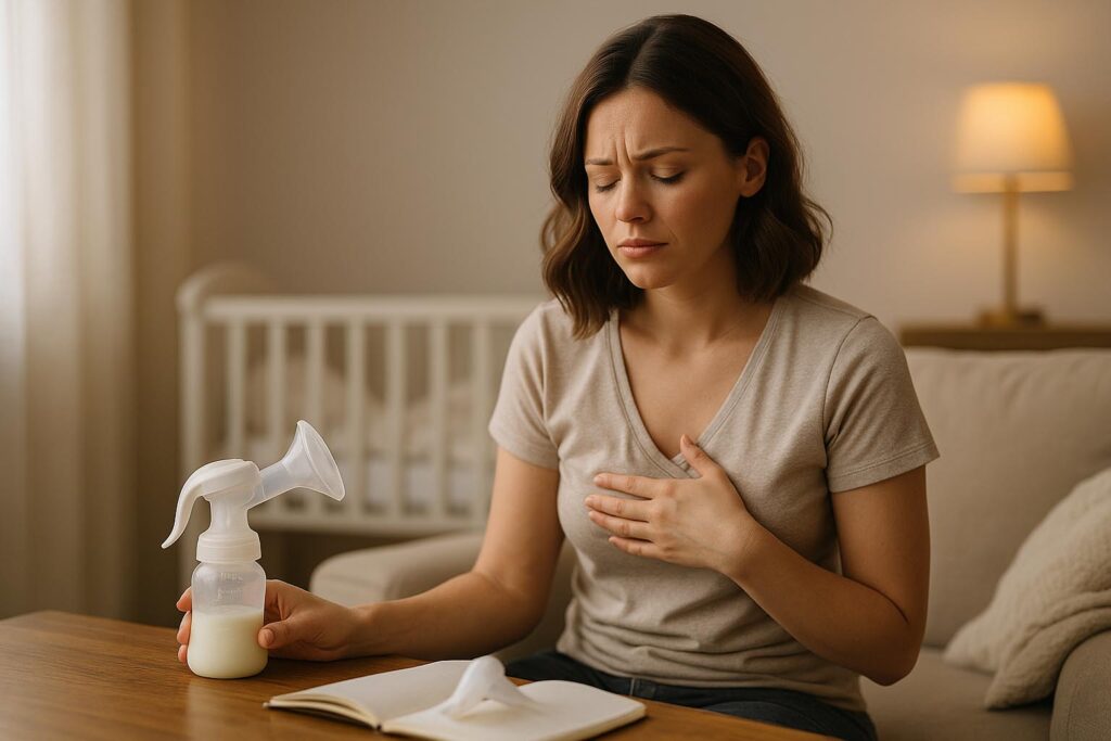 uso sacaleches dolor sensibilidad