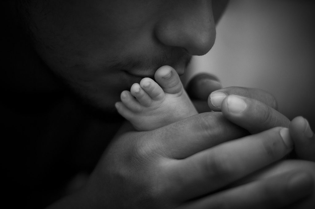 El pie del bebé es sensorial durante los primeros meses