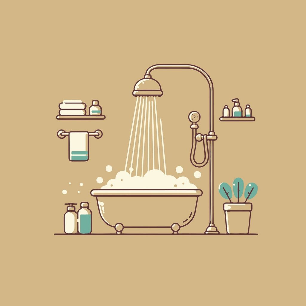 Baño preparado de antemano