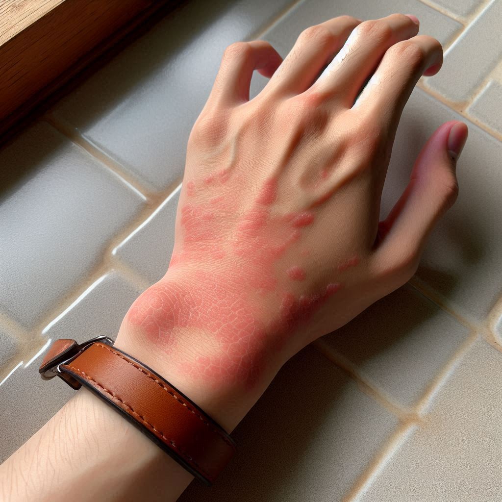 La dermatitis se da en flexiones, pliegues y en el rostro principalmente