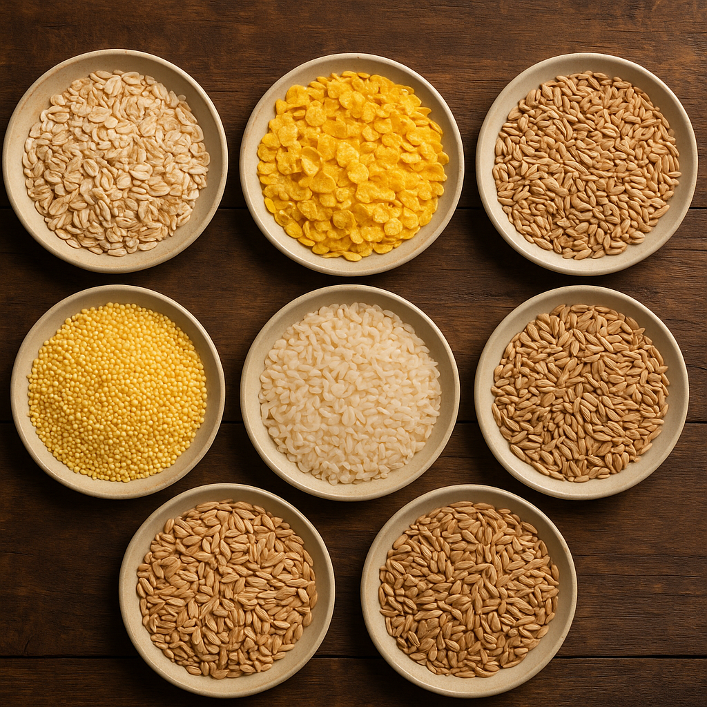 principales cereales en papillas