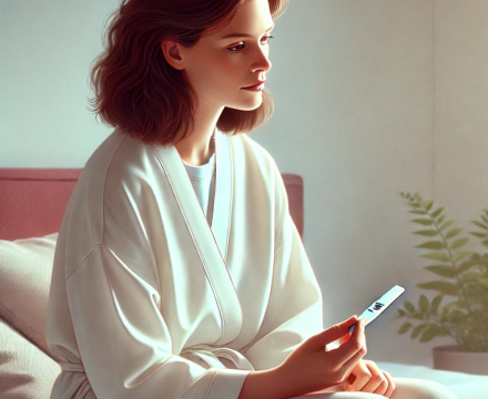 embarazada dando el pecho