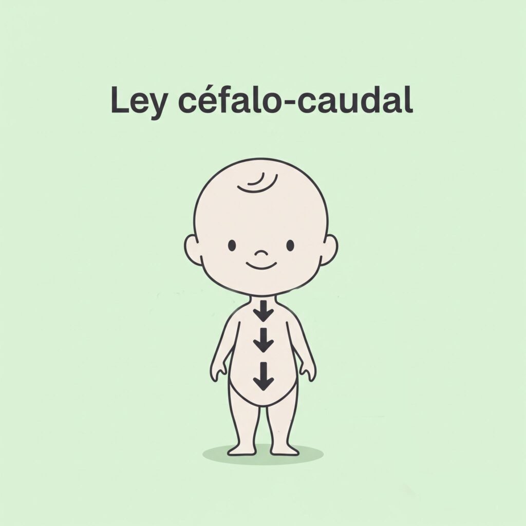 leyes del desarrollo cefalocaudal