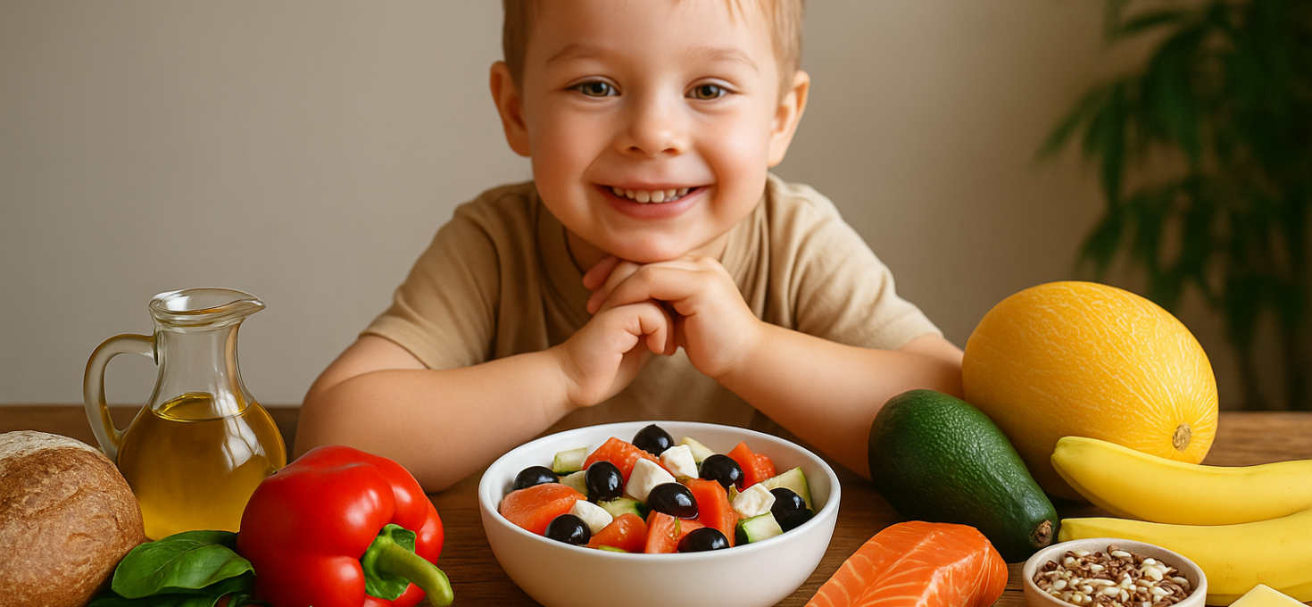 La dieta mediterránea como base de la alimentación infantil