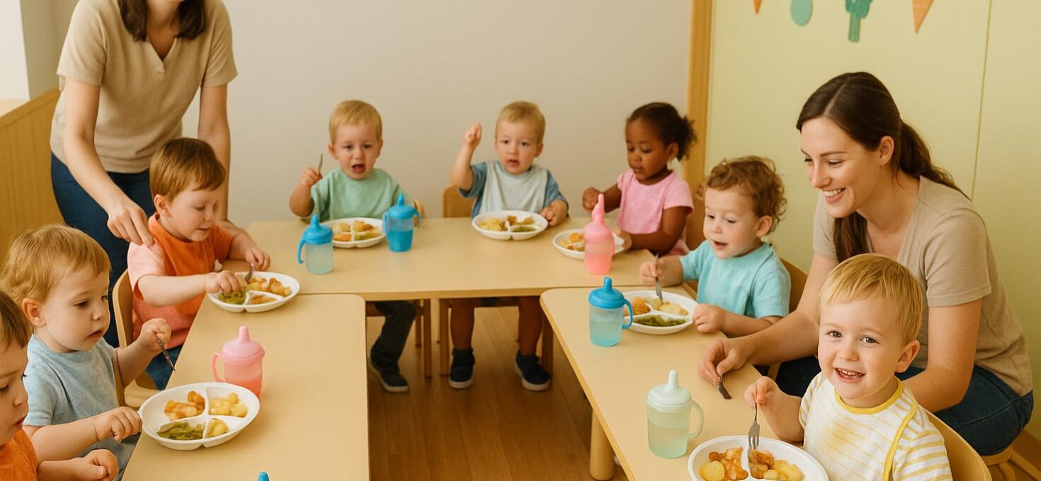 La alimentación en la Escuela Infantil: educador, comedor y menús