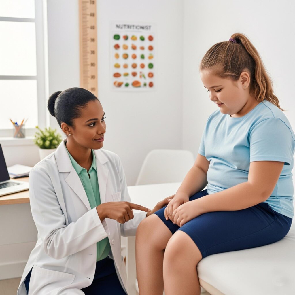 consulta alimentación para niños con obesidad