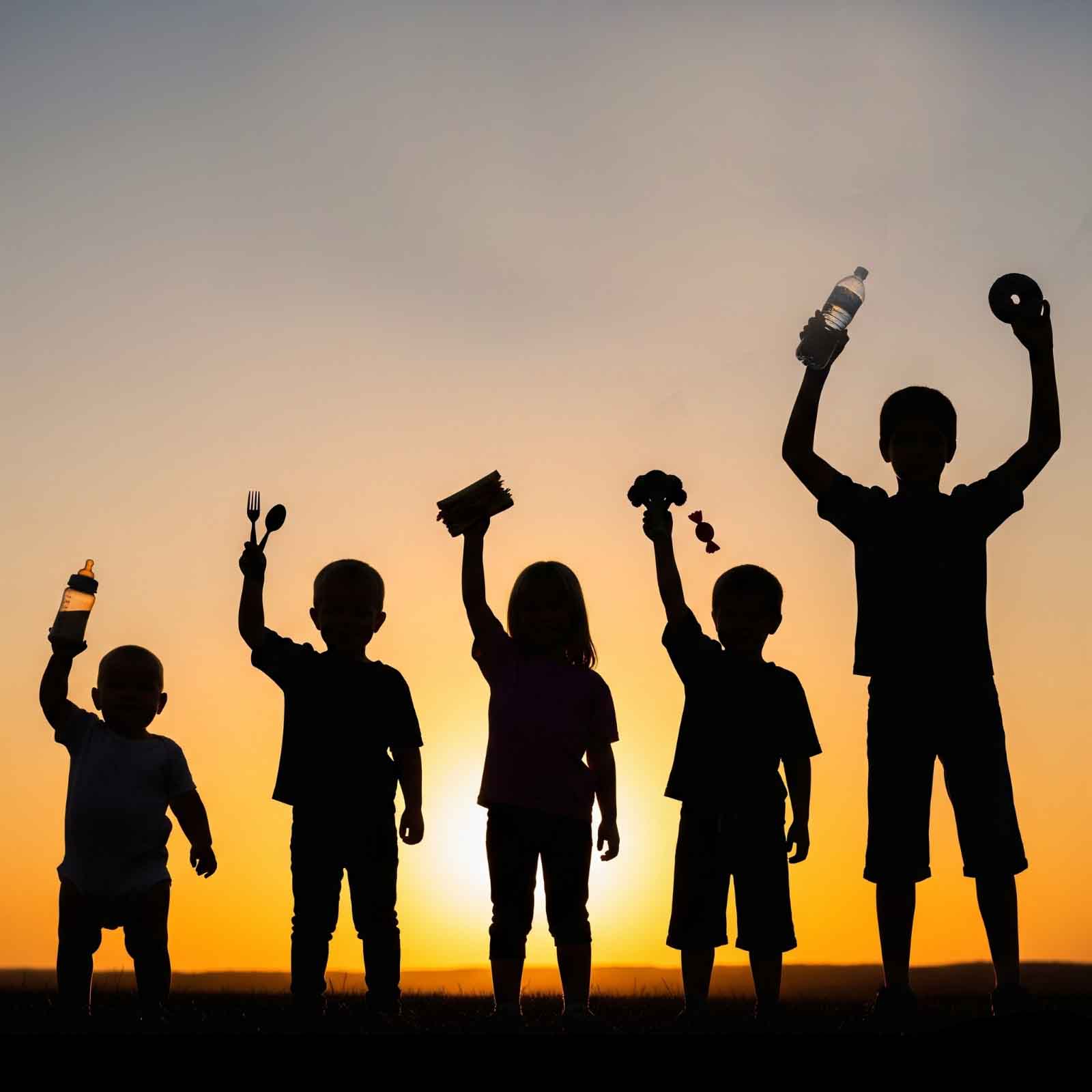 Cómo cambian las necesidades nutricionales y de actividad física en los niños