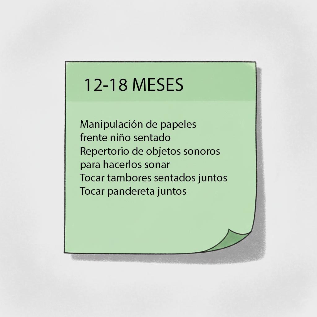 cómo estimular los sentidos actividades estimulacion oido 12-18 meses