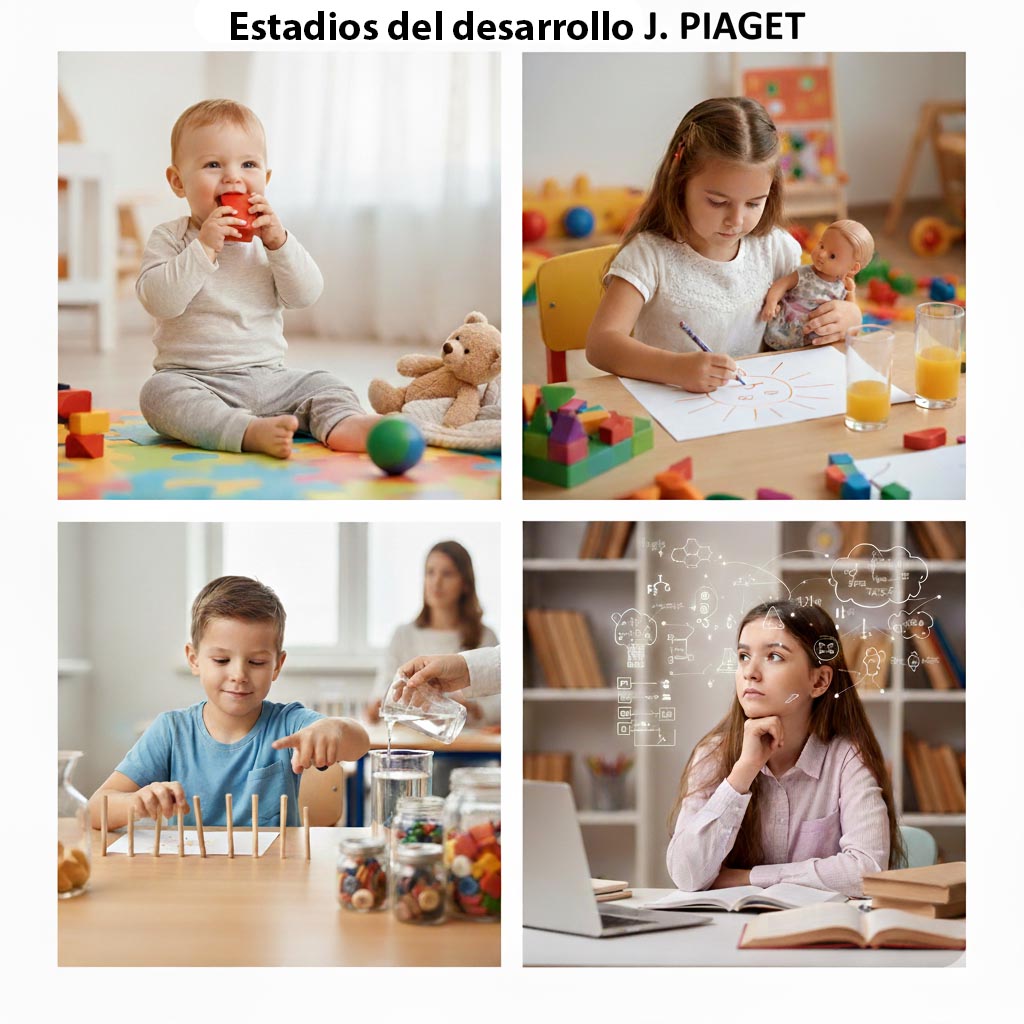 estadios desarrollo cognitivo piaget