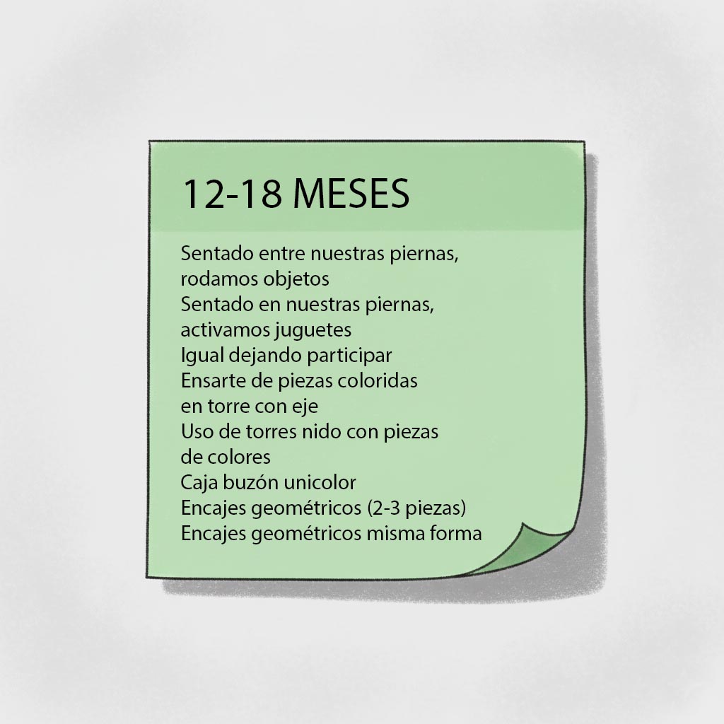estimular vista actividades 12-18 meses