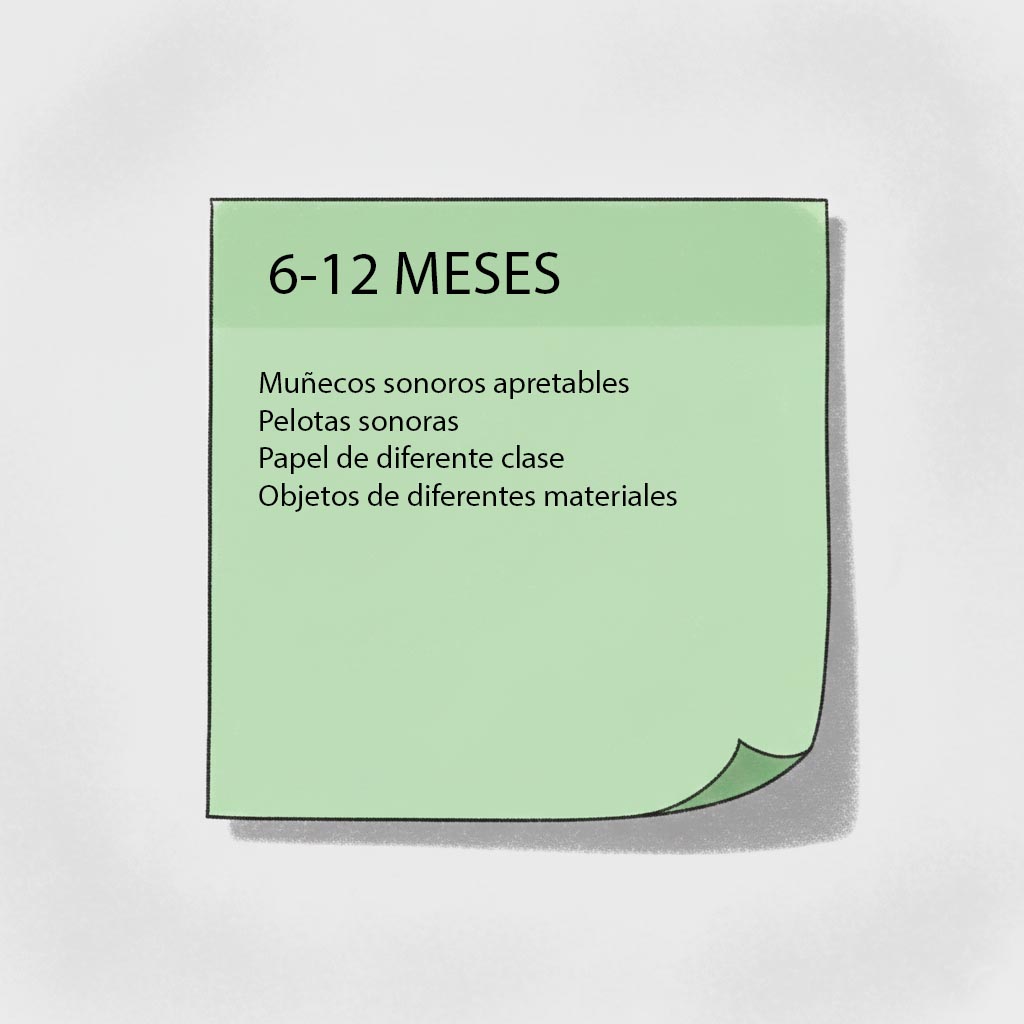 cómo estimular los sentidos materiales estimulacion oido 6-12 meses