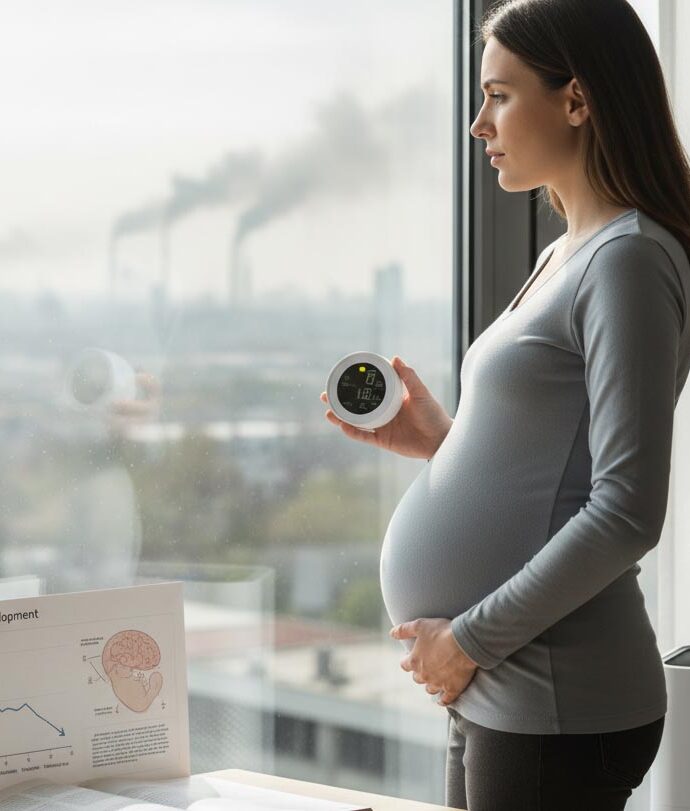 La contaminación del aire perjudica la maduración cerebral en bebés