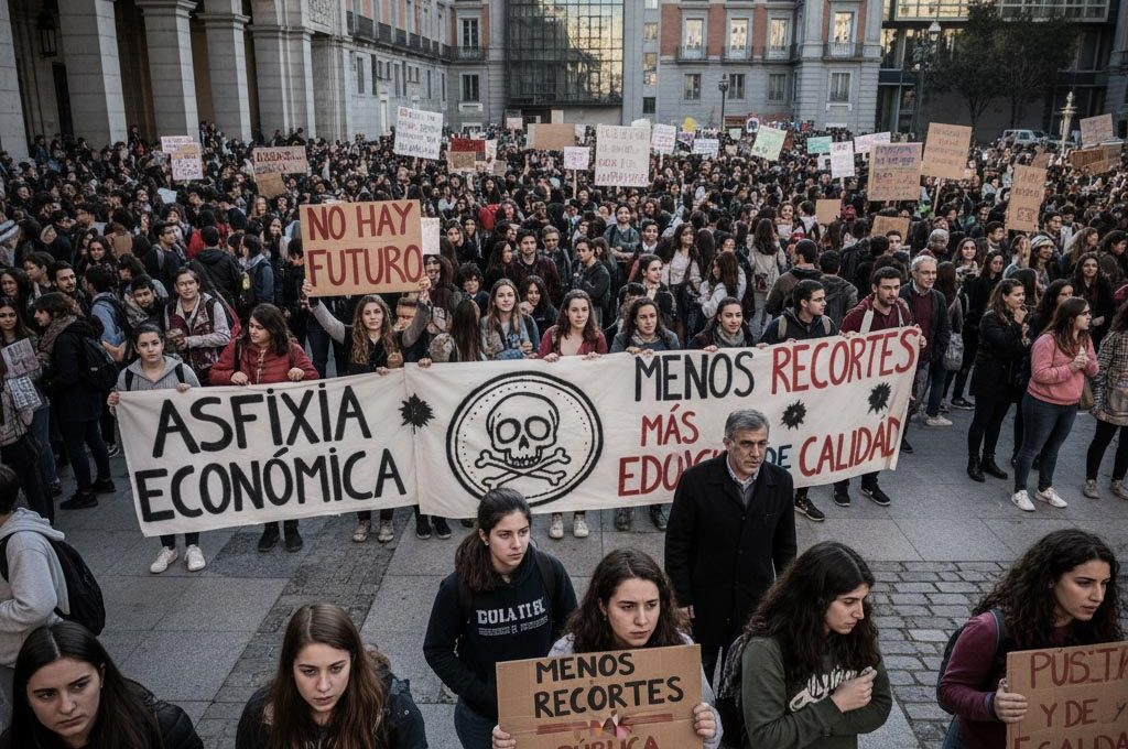 💸 Madrid: estudiantes y personal anuncian dos días de huelga en universidades públicas por “asfixia económica”