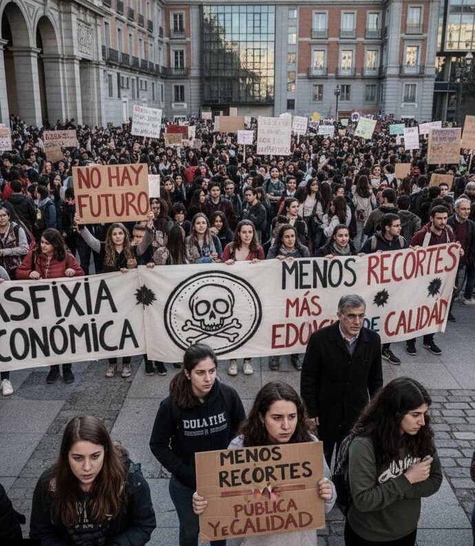 💸 Madrid: estudiantes y personal anuncian dos días de huelga en universidades públicas por “asfixia económica”