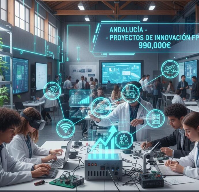 🎓 Educación destina más de 990 000 € a proyectos de innovación en Formación Profesional en Andalucía
