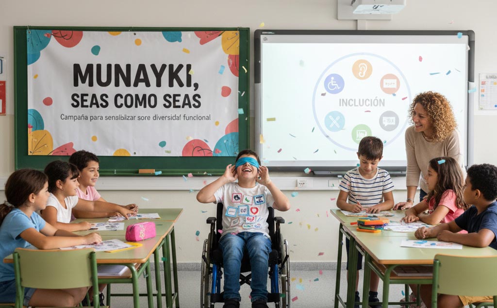 Campaña “Munayki, seas como seas” para sensibilizar sobre la discapacidad