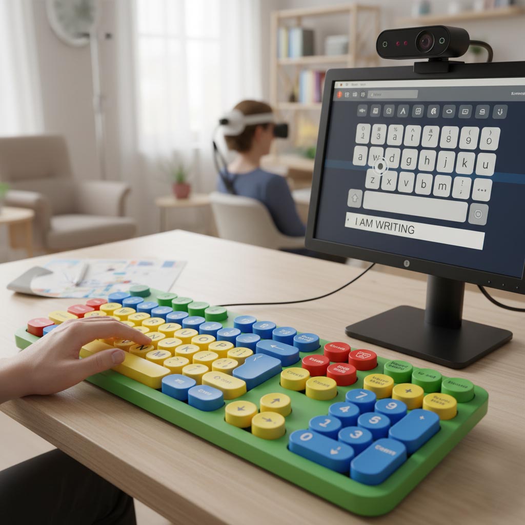 SAAC tecnología asistiva para comunicación escritura