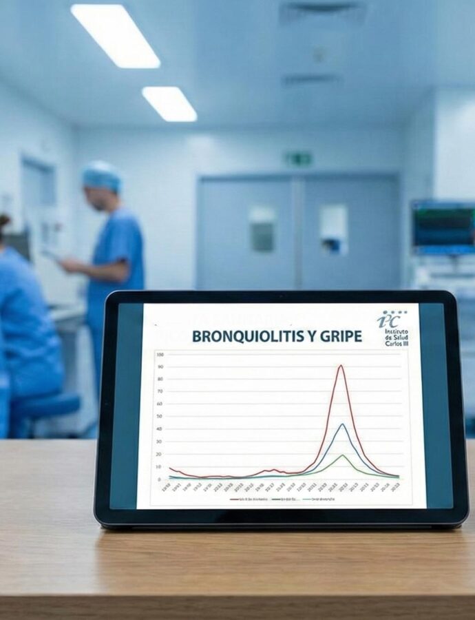 Sanidad alerta: el pico de bronquiolitis se adelanta y coincide con la nueva variante de gripe estacional