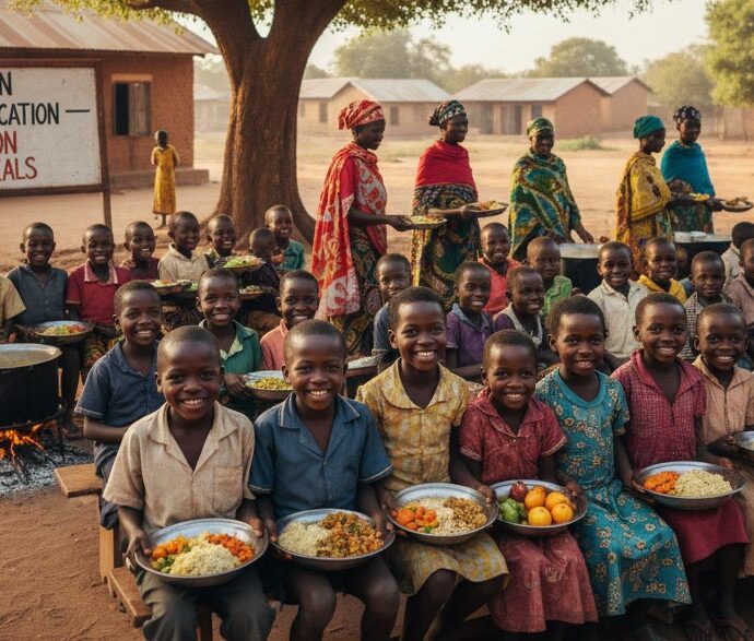 África subsahariana amplía los programas de comidas escolares