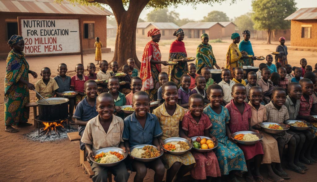 África subsahariana amplía los programas de comidas escolares