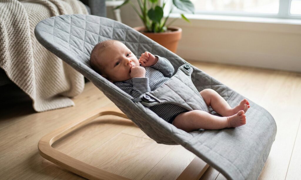 bebe chupa sus puños