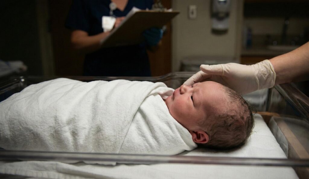 bebé plagiocefalia parto