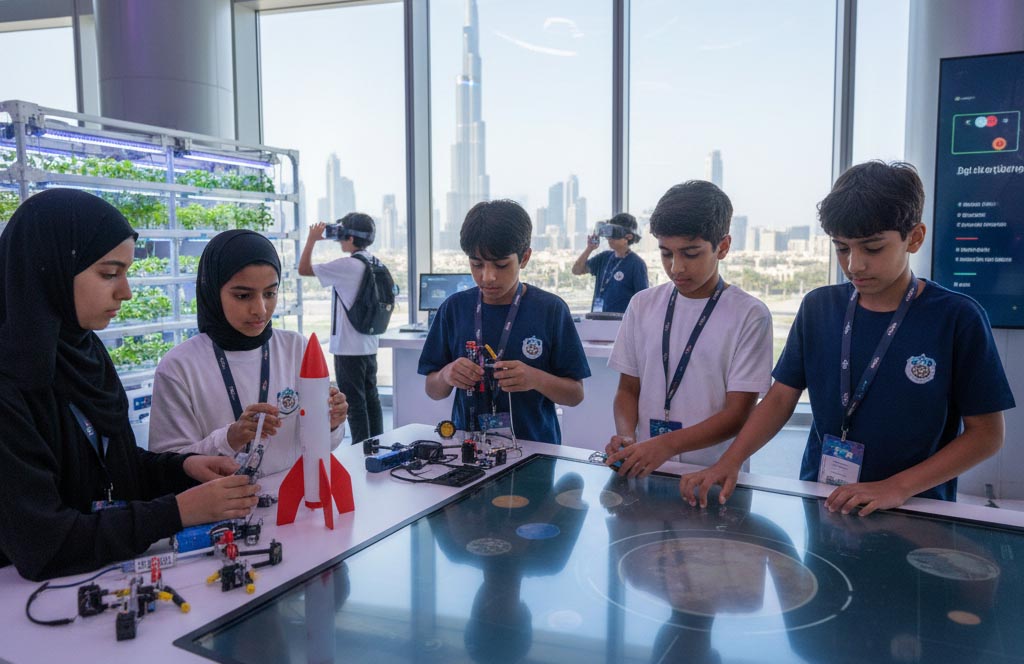 Emiratos Árabes Unidos lanza campamento de invierno “Generaciones del Futuro” para estudiantes