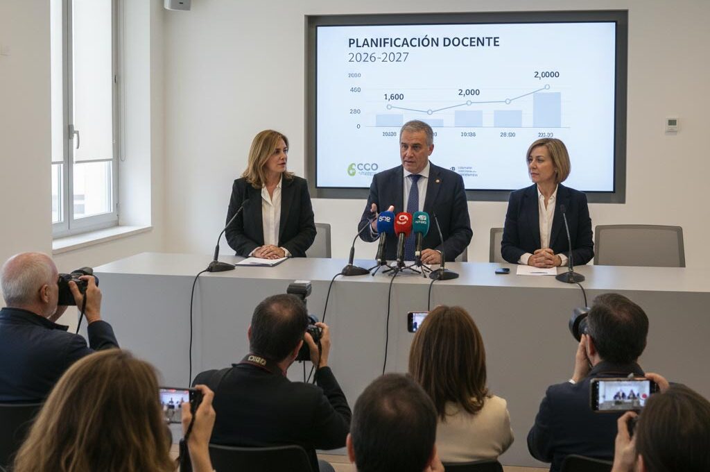 CCOO pide a Educación que planifique más allá de 2026 y convoque más plazas docentes