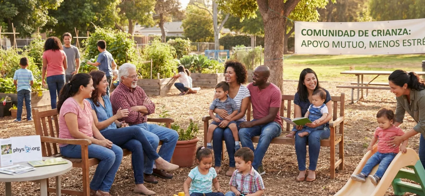 El cuidado parental colectivo reduce estrés y mejora la crianza