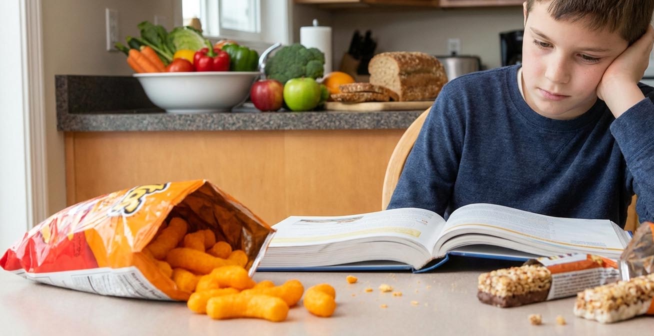 El eje intestino-cerebro en la infancia: los ultraprocesados se vinculan directamente con la falta de atención