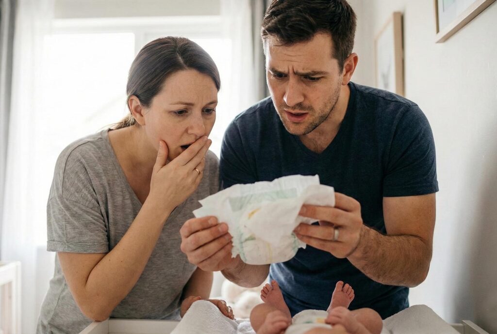 normal recien nacido caca