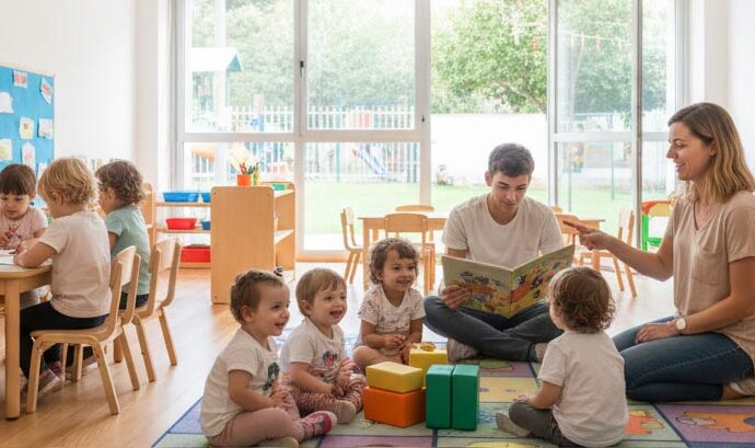 España destaca en escolarización temprana: una ventaja para el aprendizaje infantil