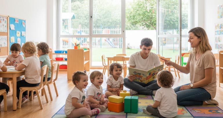 España destaca en escolarización temprana: una ventaja para el aprendizaje infantil
