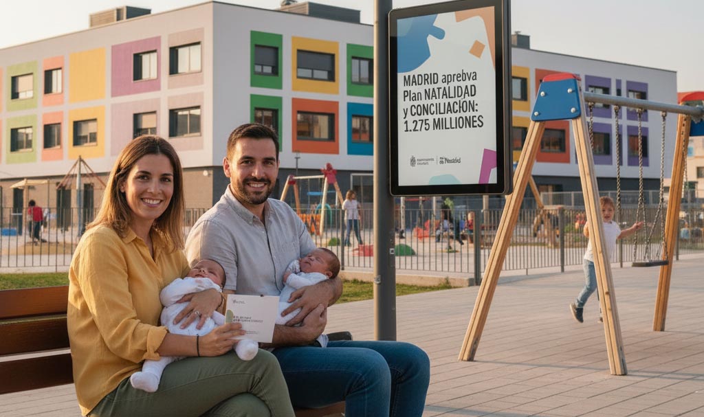 El Plan de Fomento de la Natalidad y Conciliación de Madrid se aprueba con 1.275 millones hasta 2029
