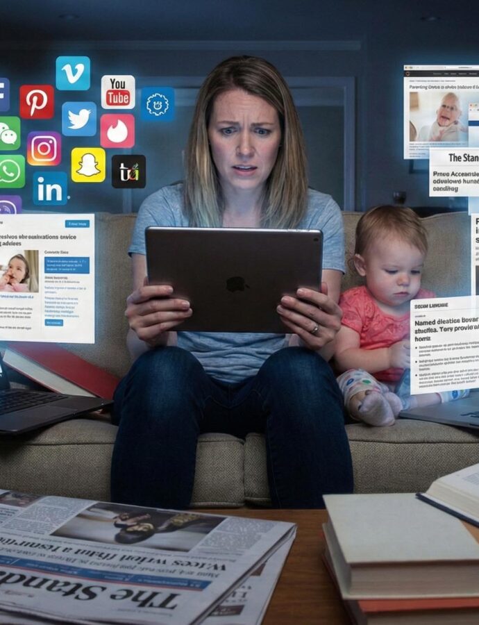 Peligros de la info-bulimia en redes sociales para familias