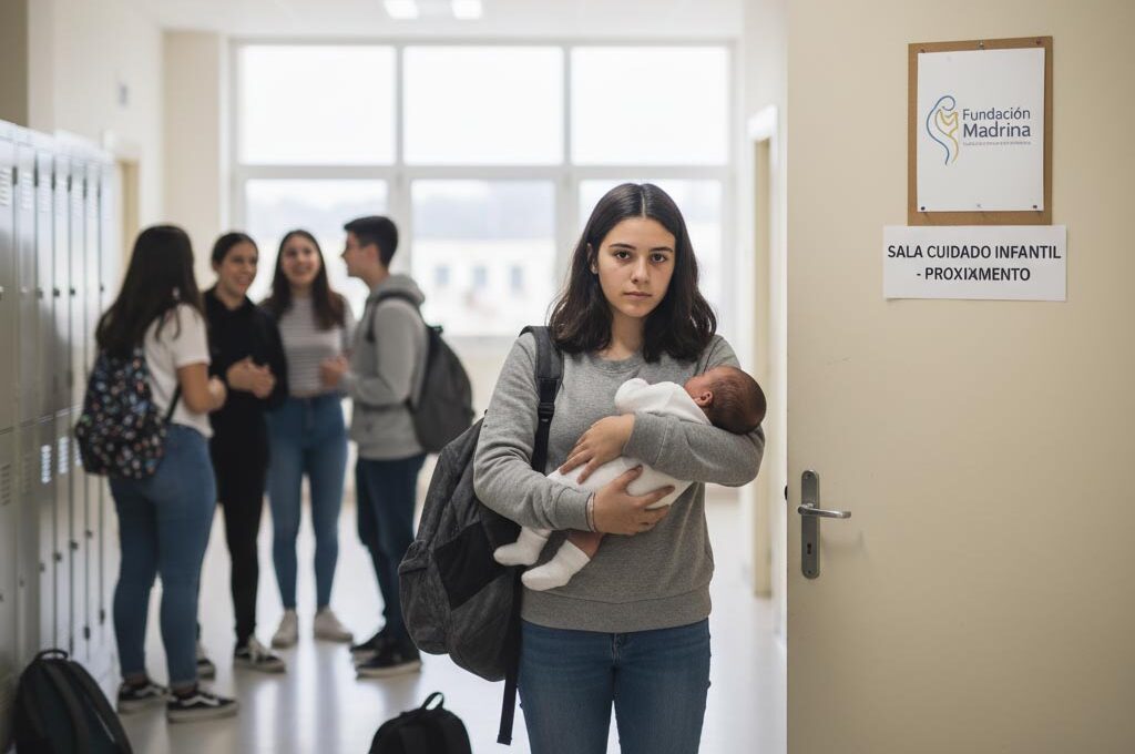 La maternidad adolescente dispara la exclusión educativa y social en España
