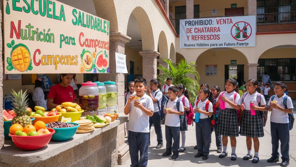 México prohíbe la venta de comida ultraprocesada en escuelas