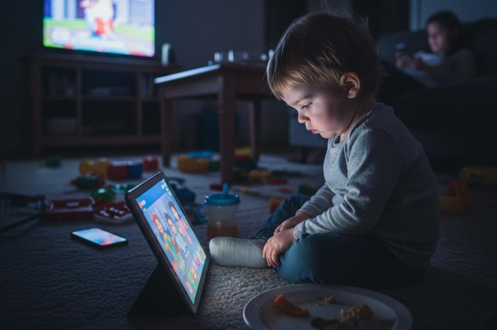 Expertos alertan que el uso temprano y sin control de pantallas en niños sigue reduciendo su atención, lenguaje y sueño