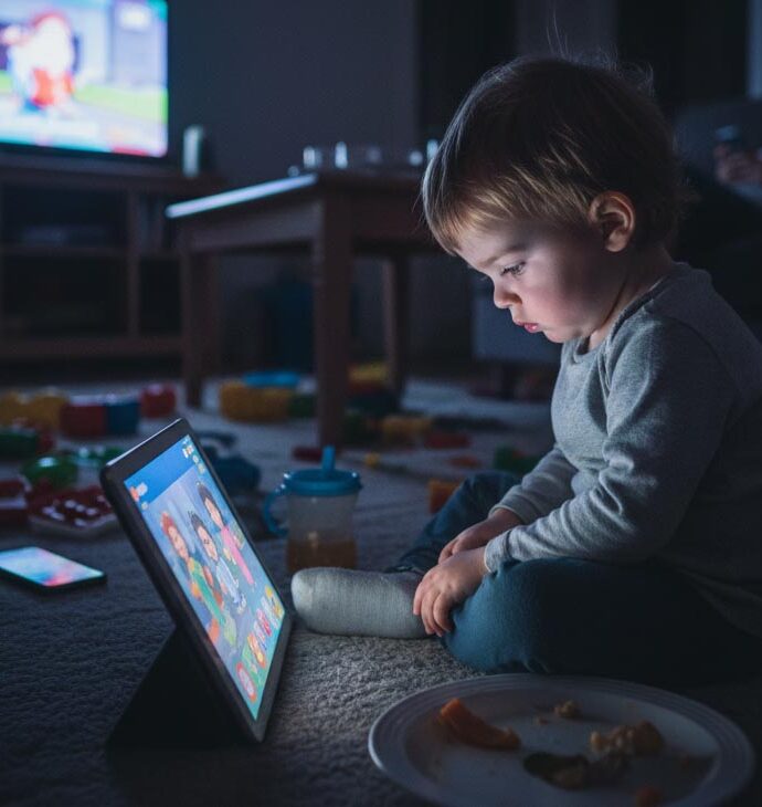 Expertos alertan que el uso temprano y sin control de pantallas en niños sigue reduciendo su atención, lenguaje y sueño