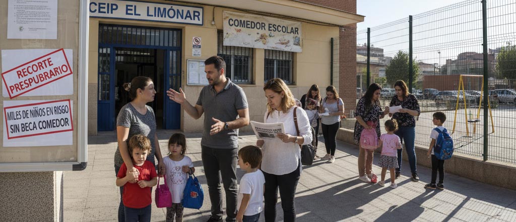Los recortes presupuestarios amenazan las becas comedor: comunidades autónomas en alerta por la financiación escolar