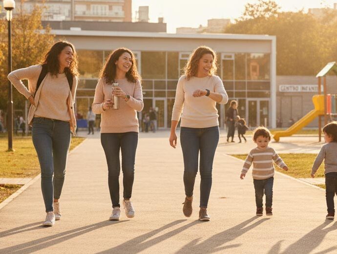 La salud de las madres mejora cuando sus hijos asisten a guardería