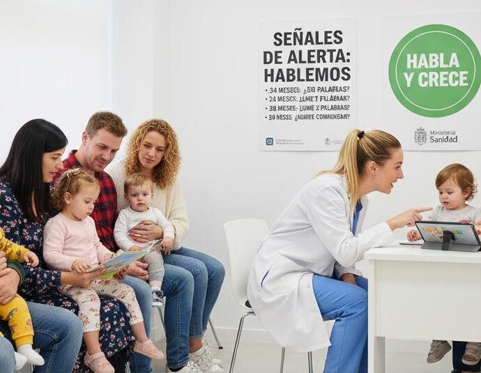 Campaña de Sanidad prioriza la detección de retrasos en el lenguaje en niños de 2 a 3 años