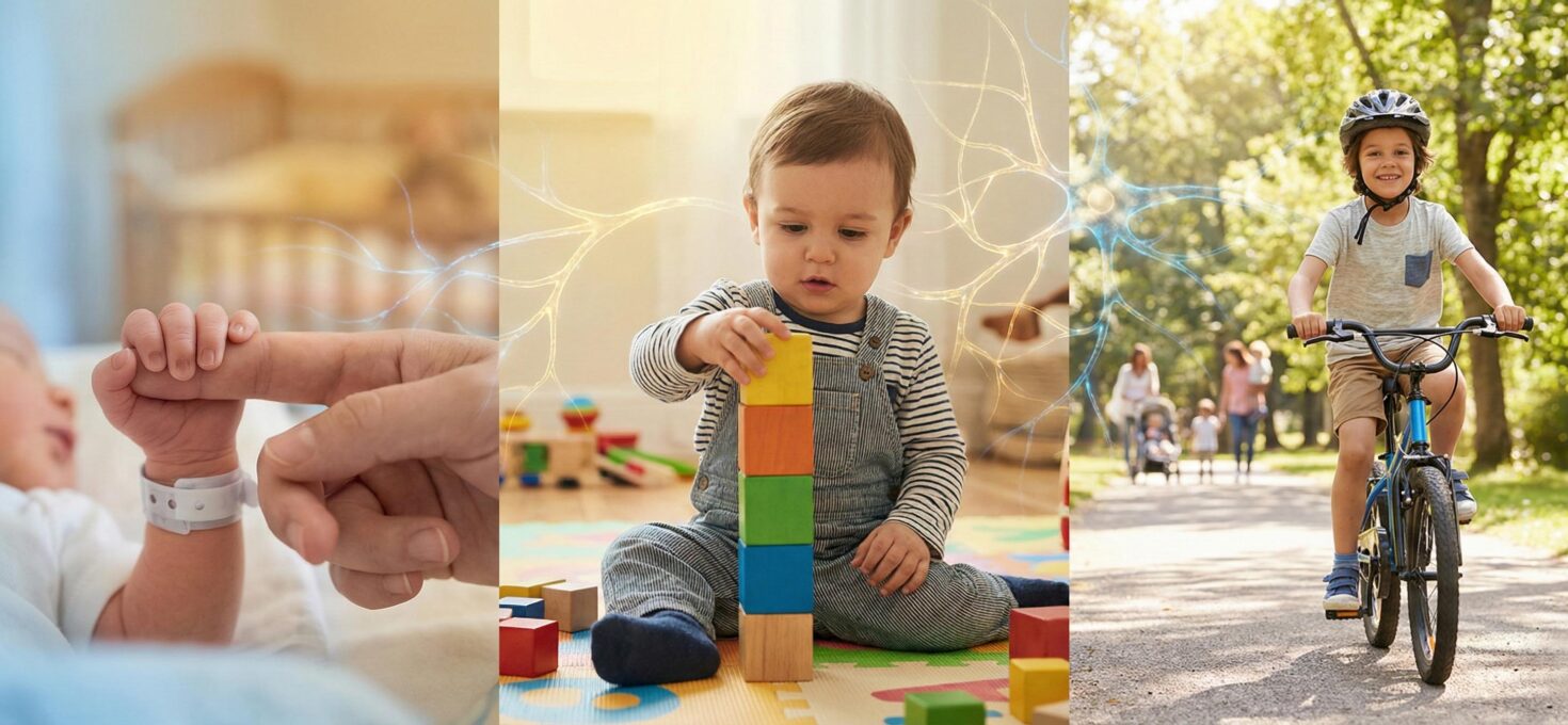 Desarrollo motor infantil: tipos de movimientos en los niños