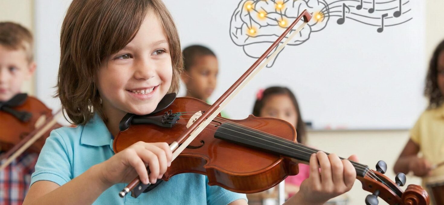Más que música: tocar un instrumento modifica la estructura cerebral y mejora la lectura