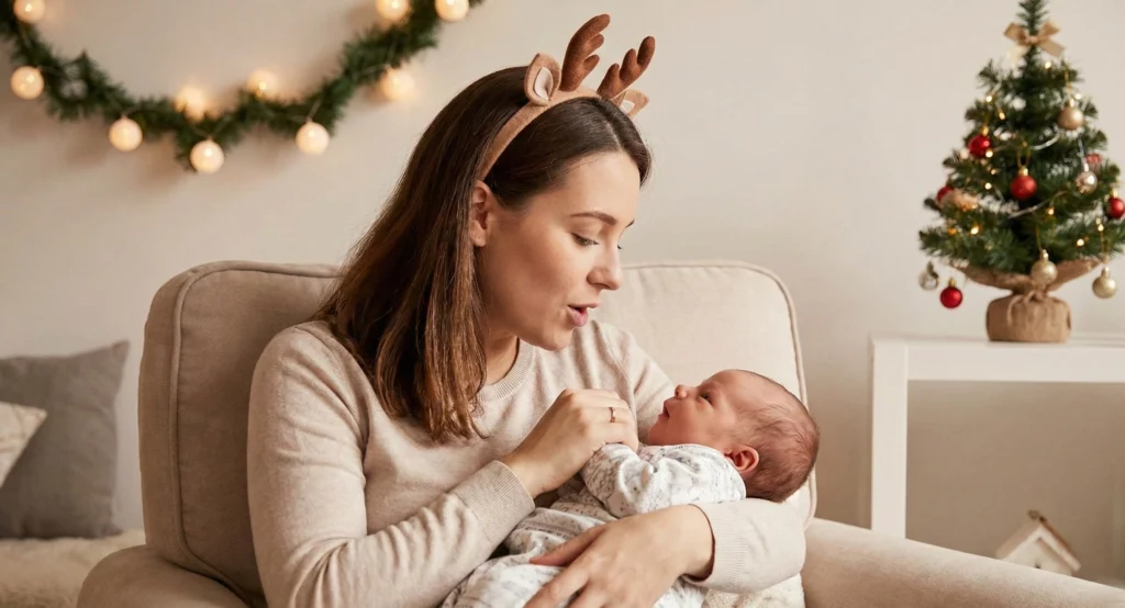Actividades navideñas suaves para bebés
