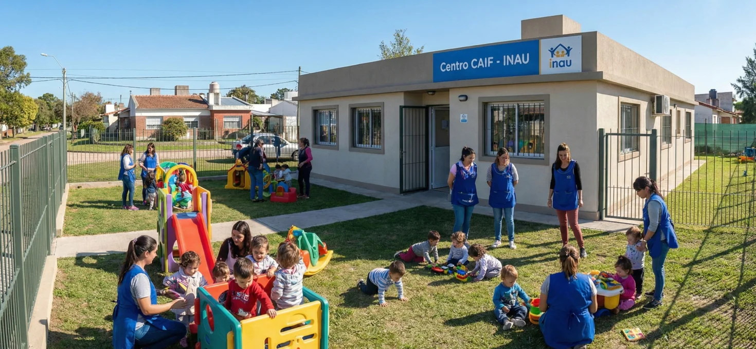 Centros CAIF la red clave que sostiene la primera infancia en Uruguay
