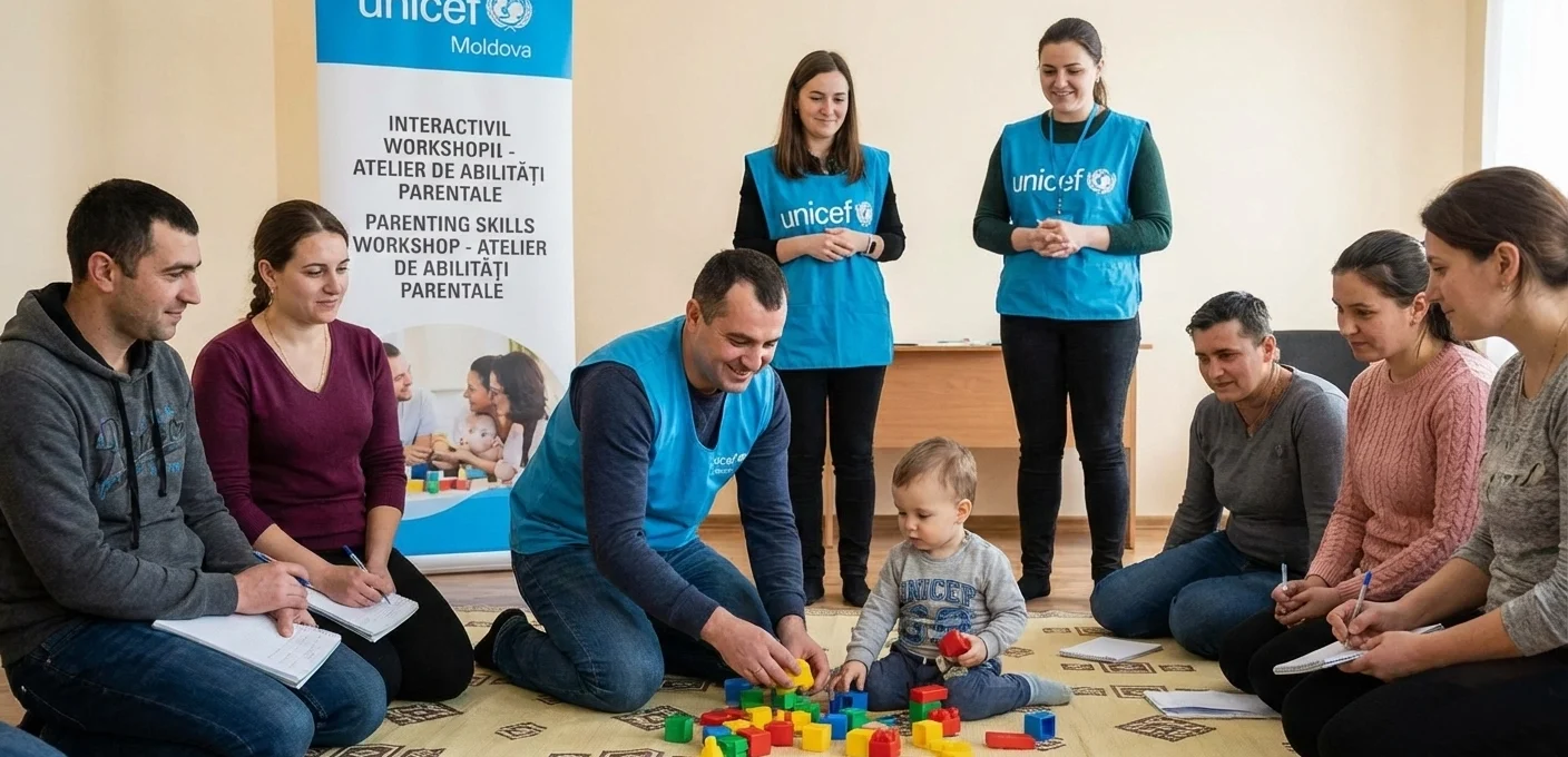 Fortalecimiento de habilidades parentales en Moldova