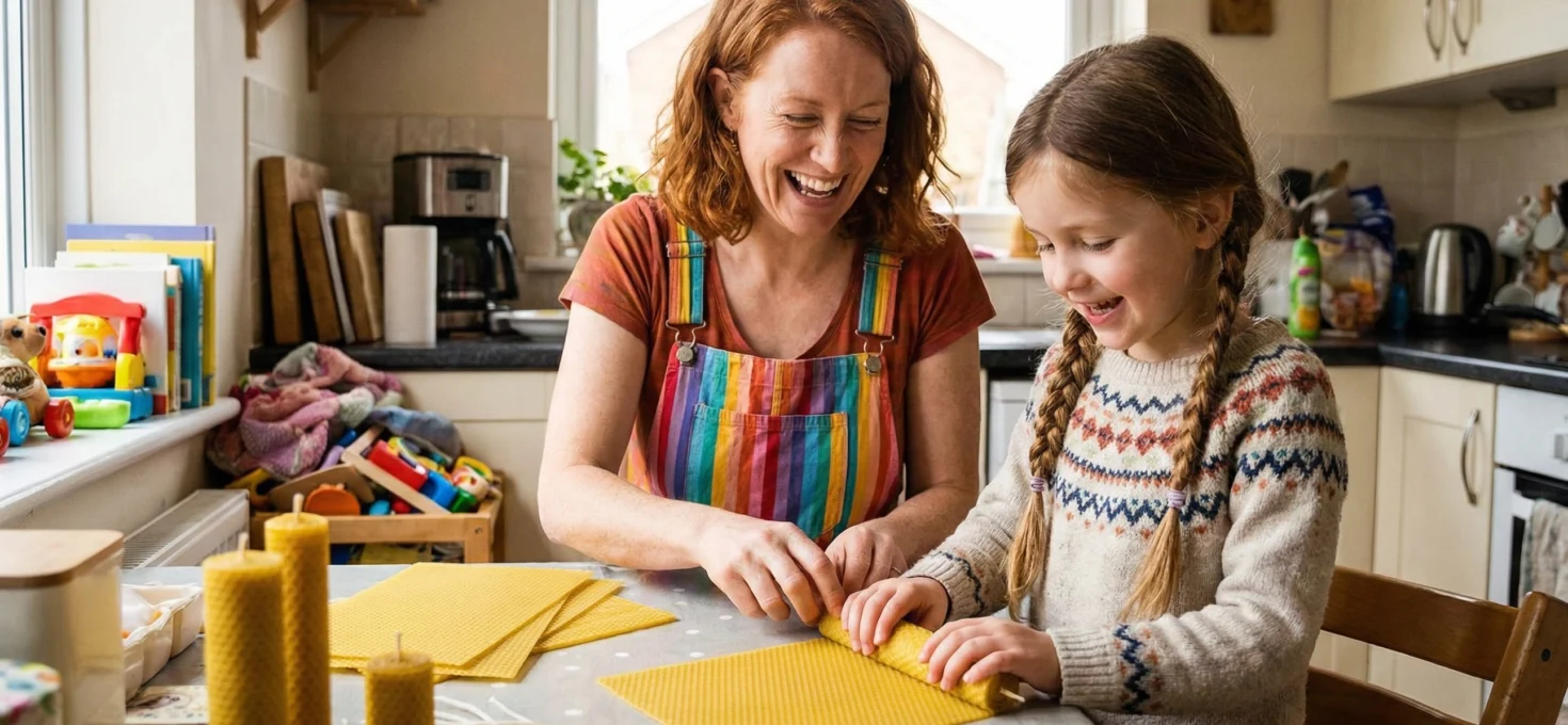 Cómo hacer velas sin fuego ni peligro: La manualidad para niños más segura y natural