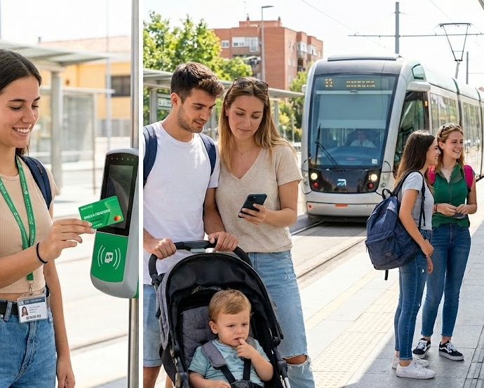Un nuevo abono de transporte facilitará la movilidad de estudiantes y familias jóvenes en España